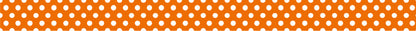 Washi Tape Dot Deep Orange