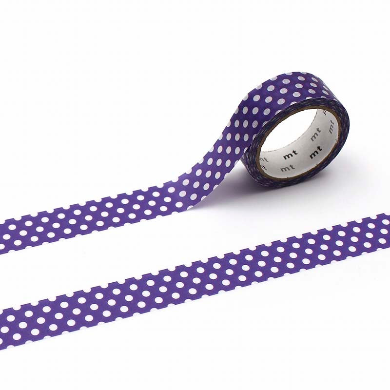 Washi Tape Dot Deep Purple