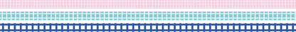 Washi Tape Grid Slim (Set de 3)