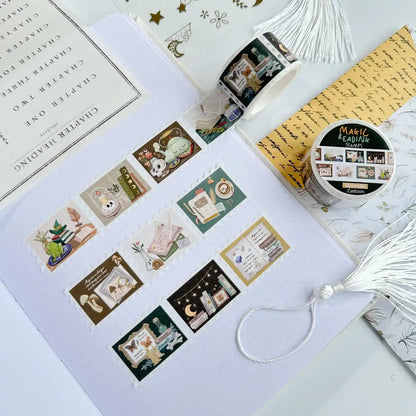 Washi Tape Magic Reading Stamps