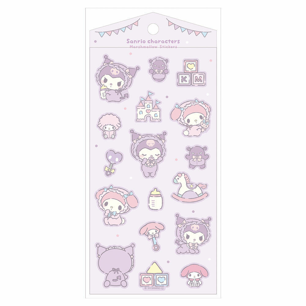 Stickers Sanrio Marshmallow Kuromi