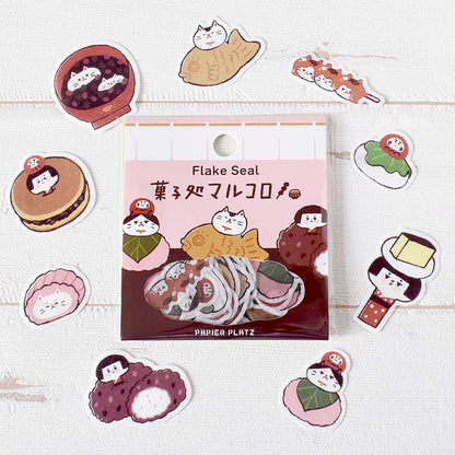 Stickers Flake Marukorochan Confectionery
