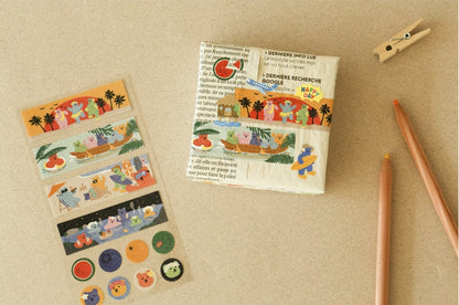 Stickers Masking Seal Jelly Bear Holidays