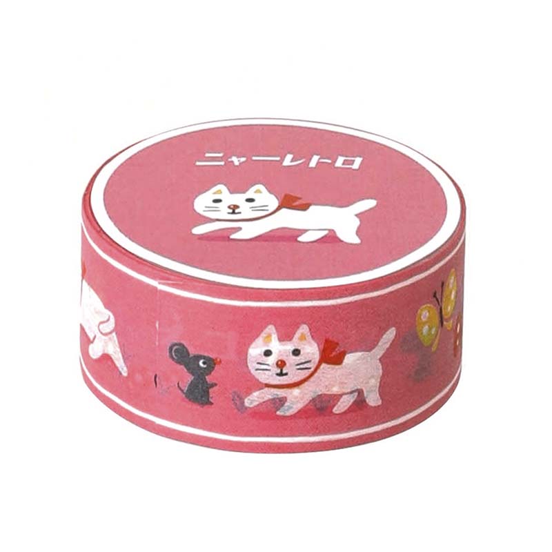 Washi Tape White Cat