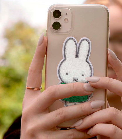 Sticker Miffy Fluffy White Green