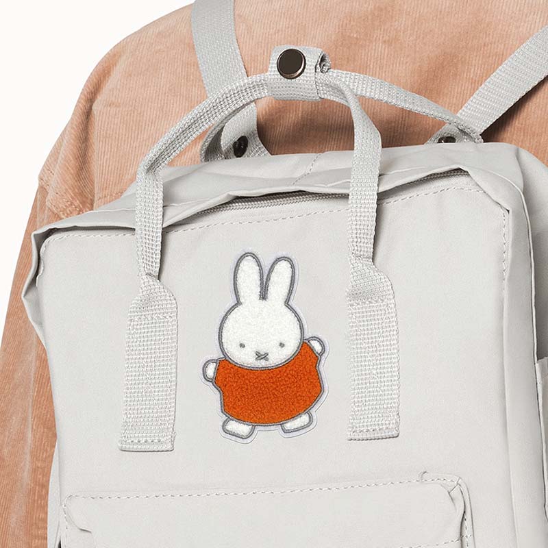 Sticker Miffy Fluffy White Orange