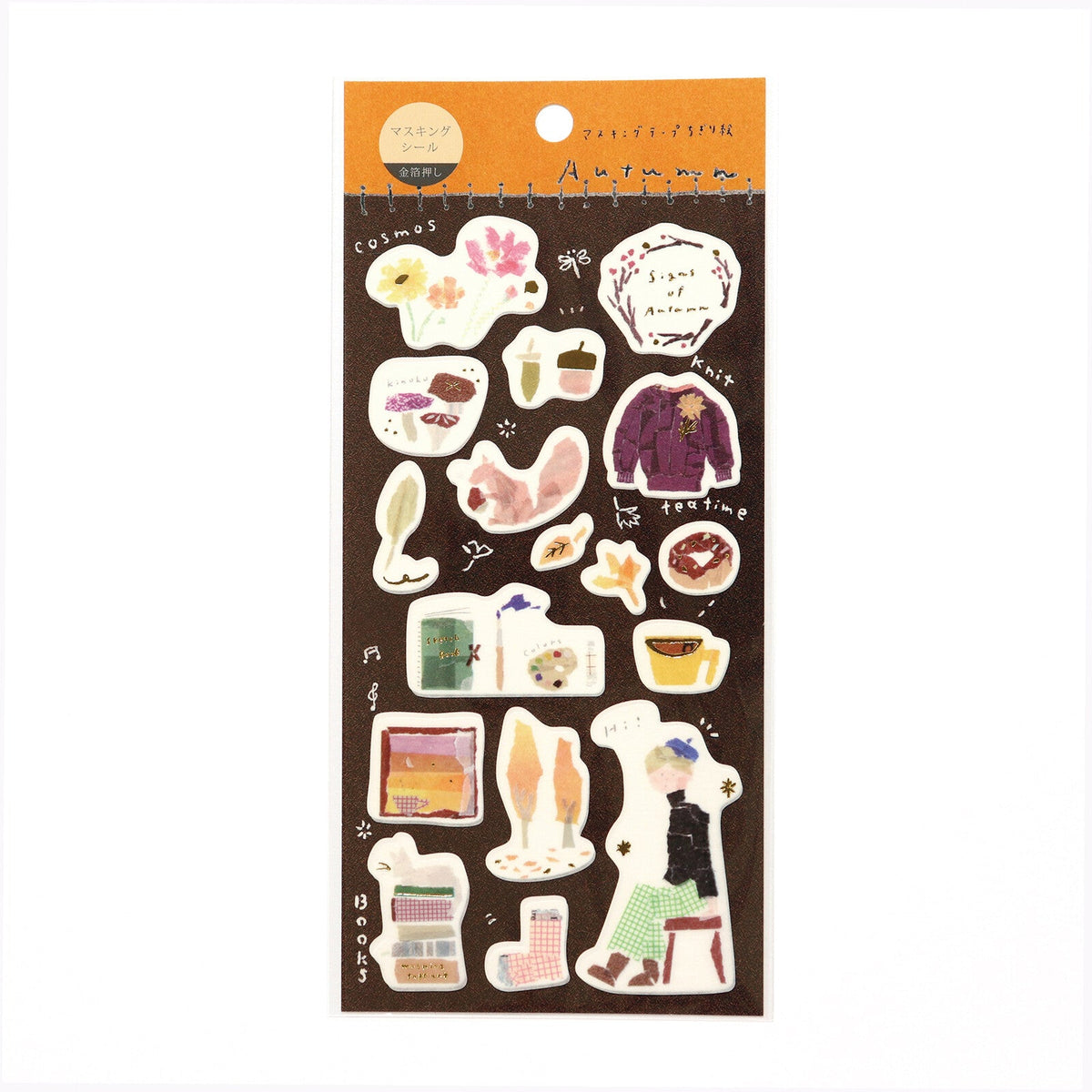 Stickers Miki Tamura Foil Autumn