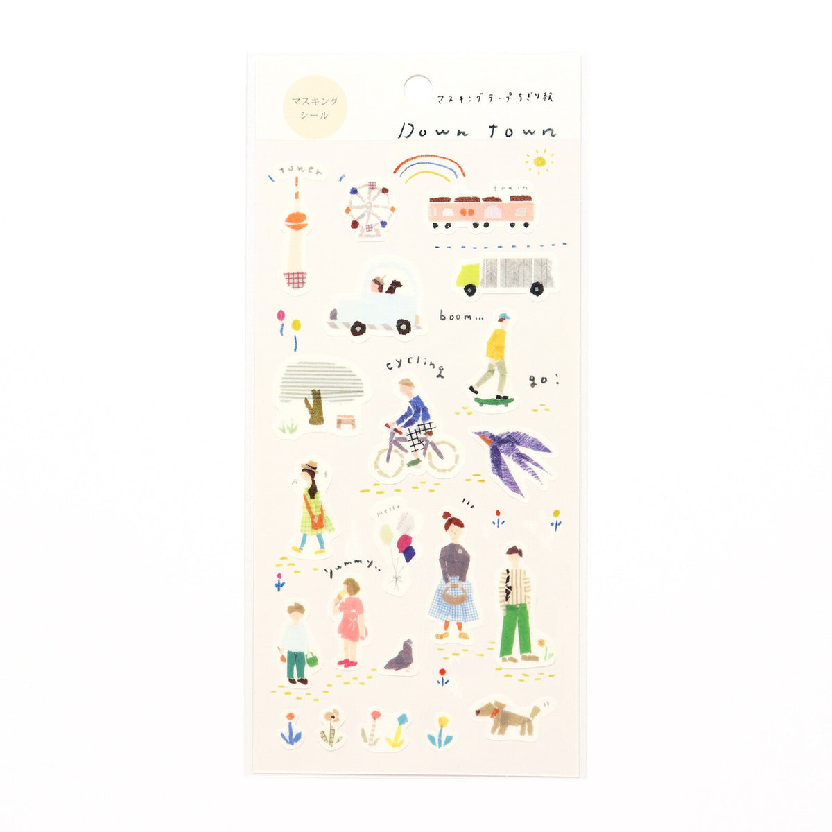 Stickers Miki Tamura Down Town