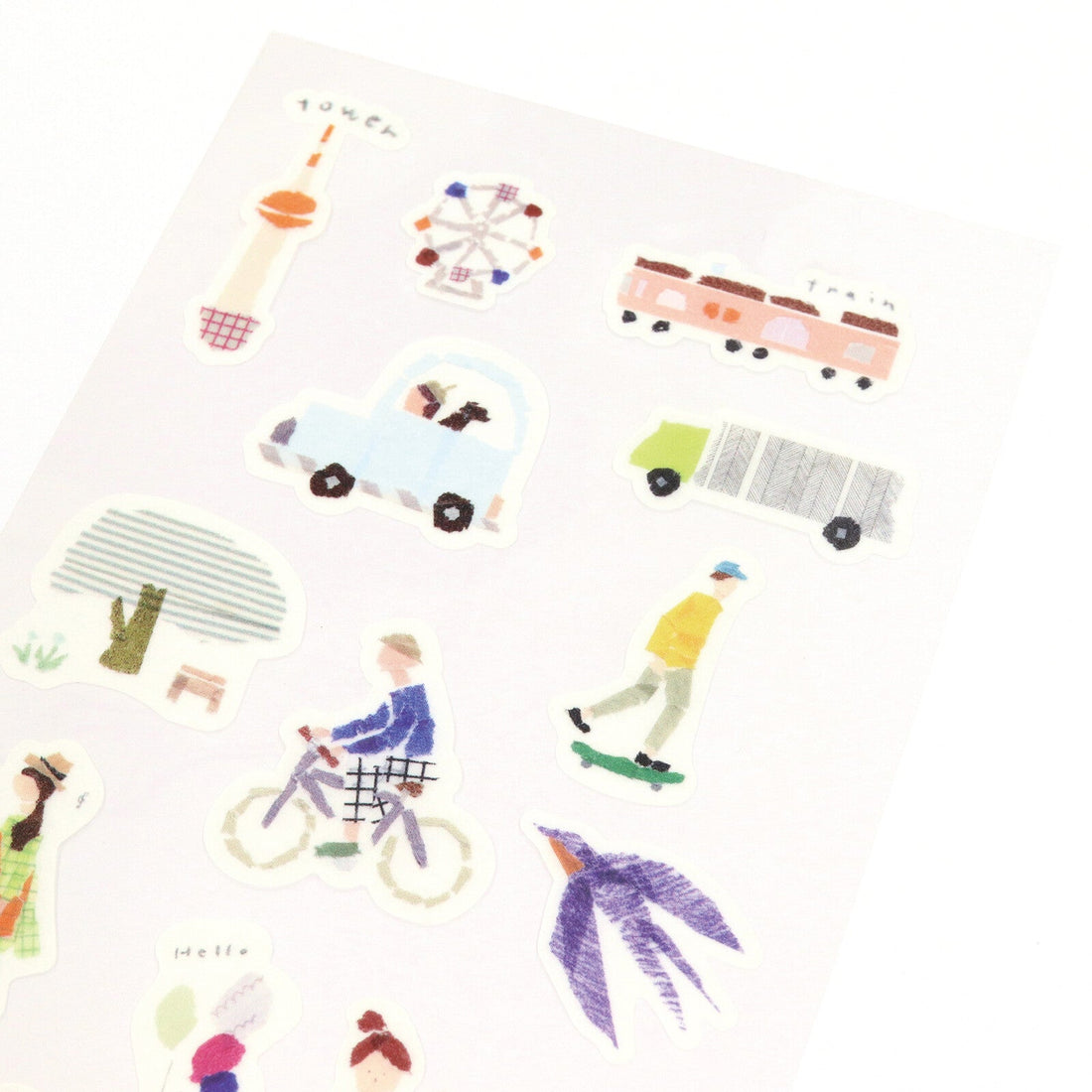 Stickers Miki Tamura Down Town