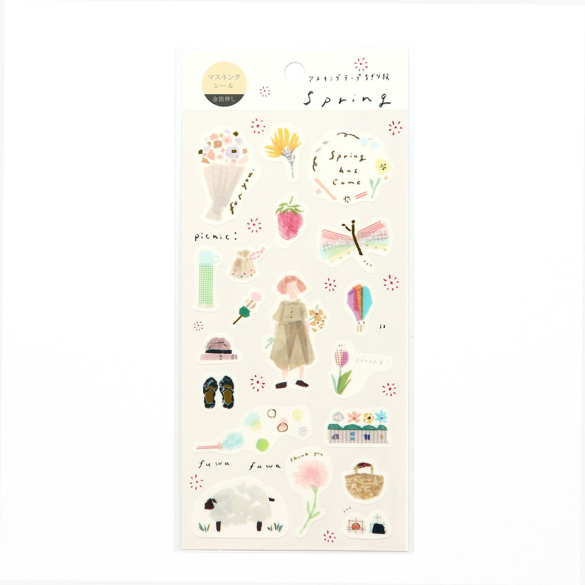 Stickers Miki Tamura Foil Spring