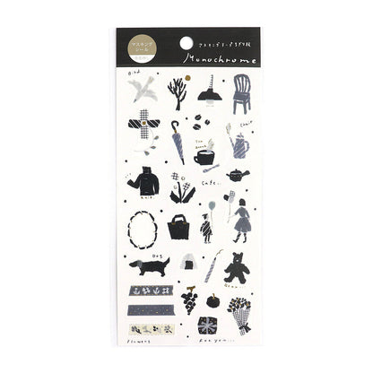 Stickers Miki Tamura Foil Monochrome