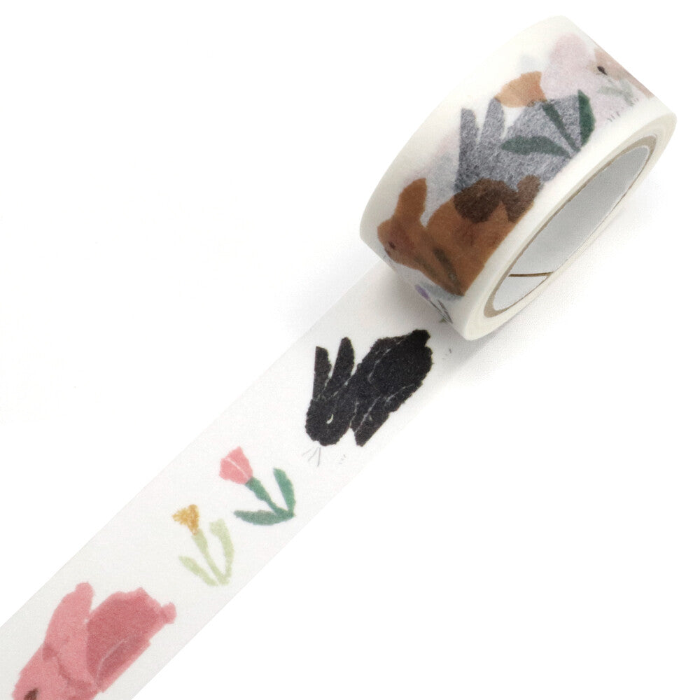 Washi Tape Miki Tamura Lazy Rabbit