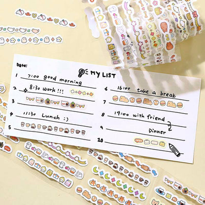 Stickers en Rollo Mini Linea Orange