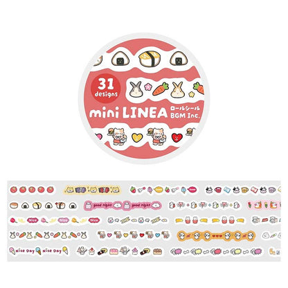 Stickers en Rollo Mini Linea Red