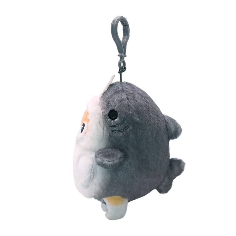 Llavero Peluche Mofusand Cream Cat Shark Costume 13 cm