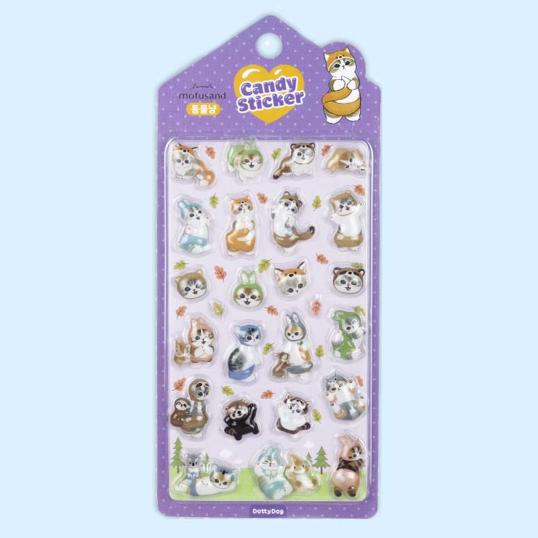 Stickers Mofusand 3D Candy Animal Cat