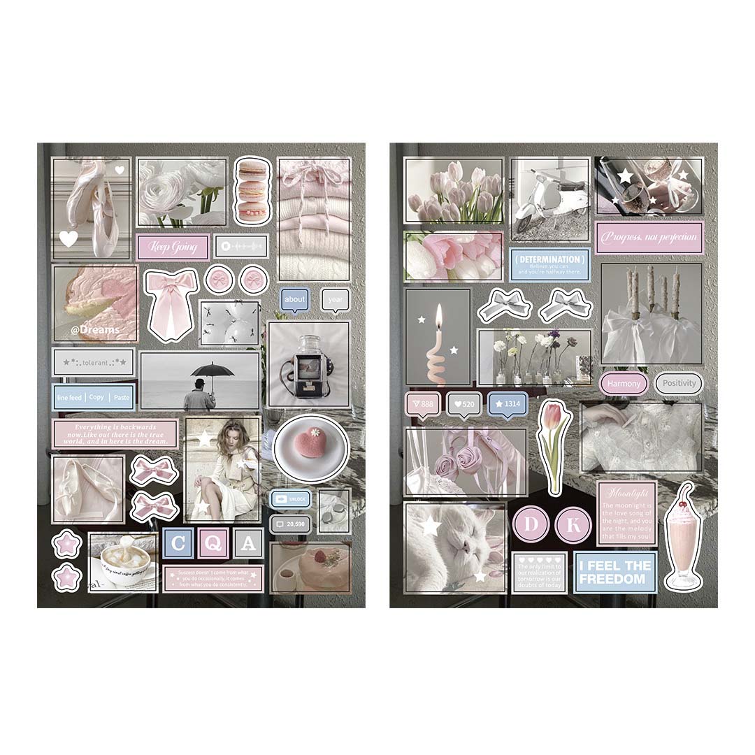 Stickers Monsoon Letter Gentle Longing