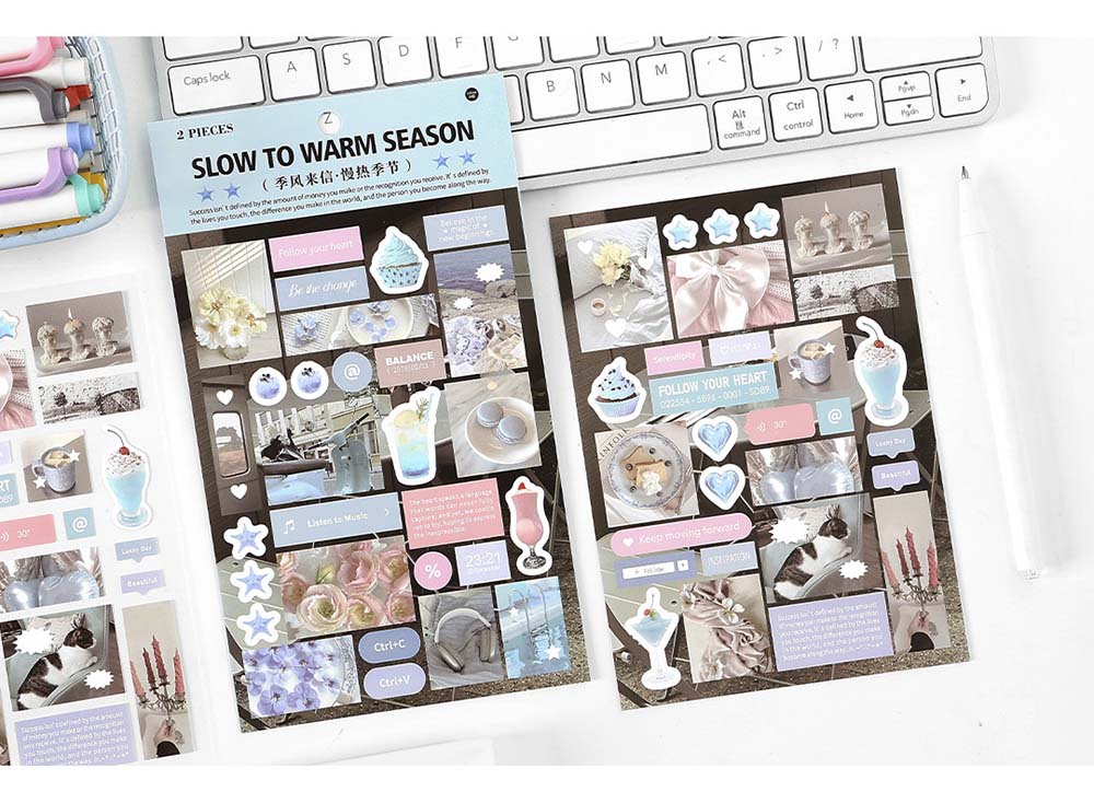 Stickers Monsoon Letter Slow To Warm Season