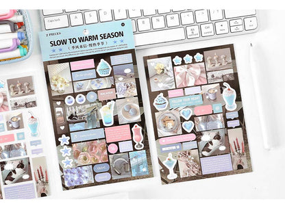 Stickers Monsoon Letter Slow To Warm Season