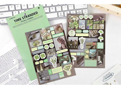 Stickers Monsoon Letter Time Stranded