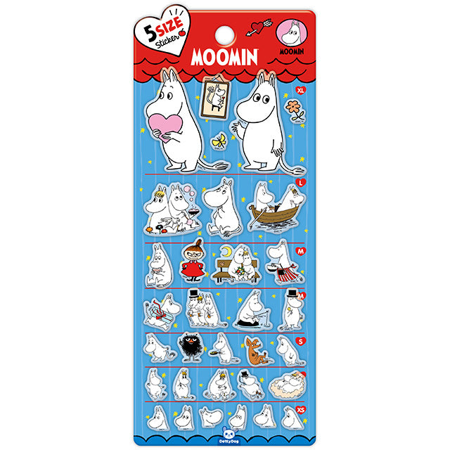 Stickers 5 Size Moomin