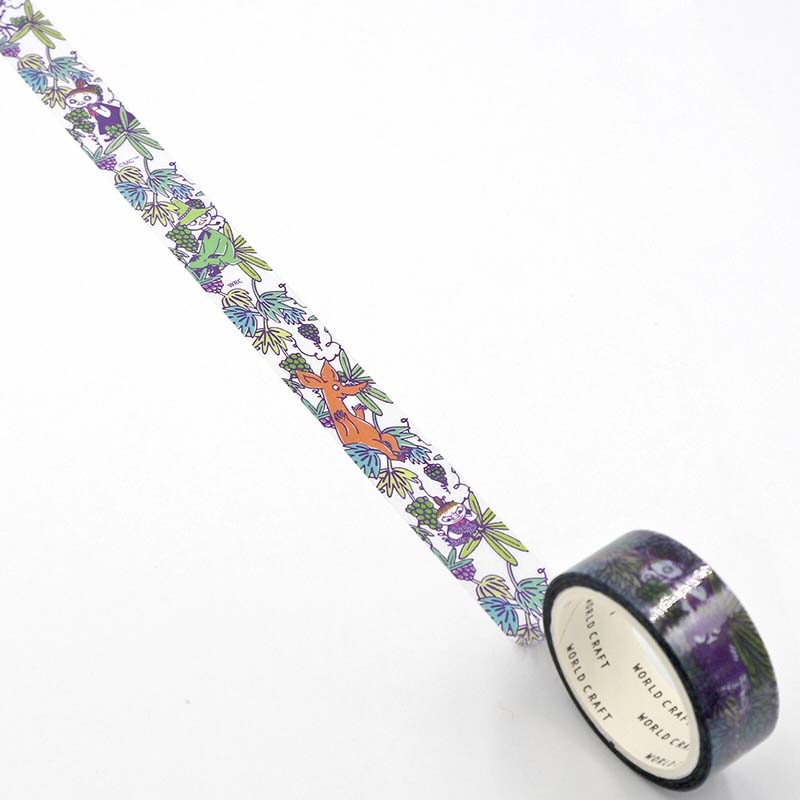 Cloth Tape Moomin Flower Purple