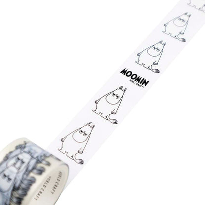 Clear Tape Moomin Face Series Angry
