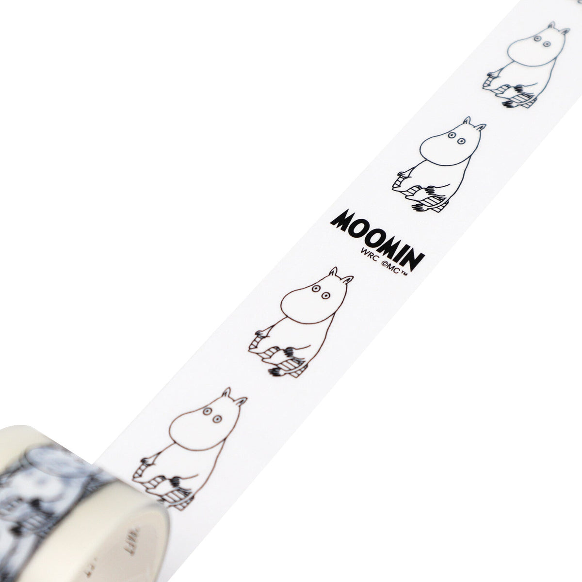 Clear Tape Moomin Face Series Ennui