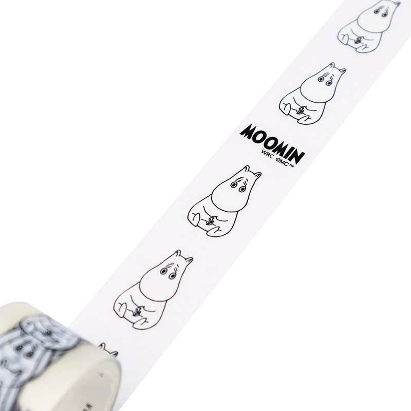 Clear Tape Moomin Face Series Thinking
