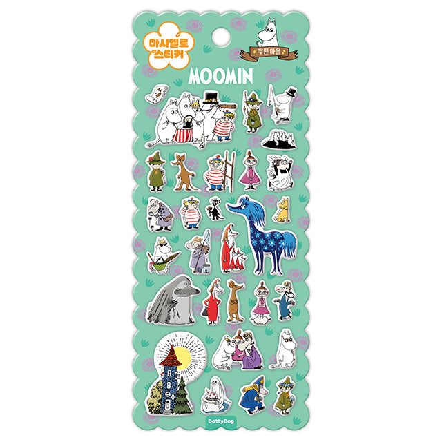 Stickers Moomin Marshmallow Moominvalley