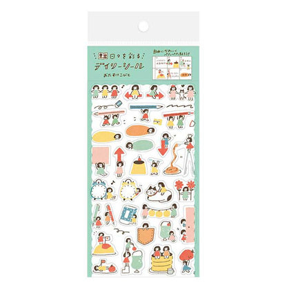 Stickers Watashi Biyori Daily Helping Little People