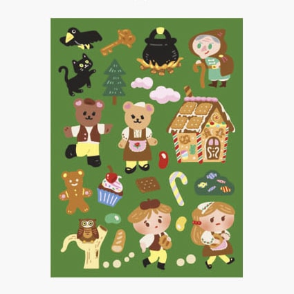 Stickers My Juicy Bear Fairy Tale Sweet House