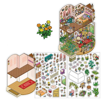 Stickers Escenario 3D My Little Room V11 Nature Drawroom