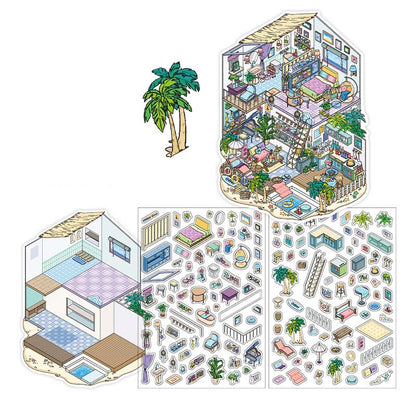 Stickers Escenario 3D My Little Room V11 Sunshine Coastal