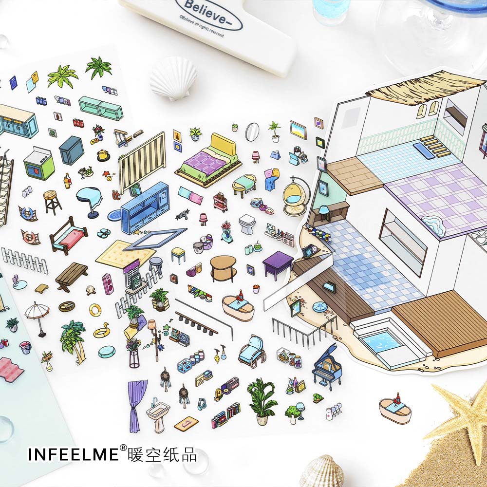 Stickers Escenario 3D My Little Room V11 Sunshine Coastal