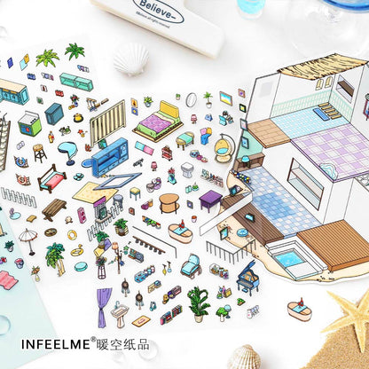 Stickers Escenario 3D My Little Room V11 Sunshine Coastal