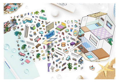Stickers Escenario 3D My Little Room V11 Sunshine Coastal