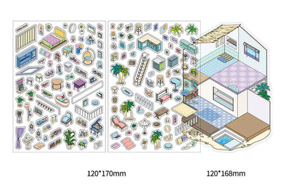 Stickers Escenario 3D My Little Room V11 Sunshine Coastal