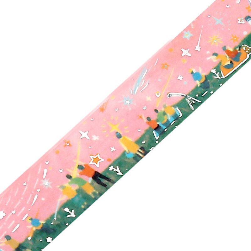 Washi Tape Foil Night of Shooting Stars Watching Stars