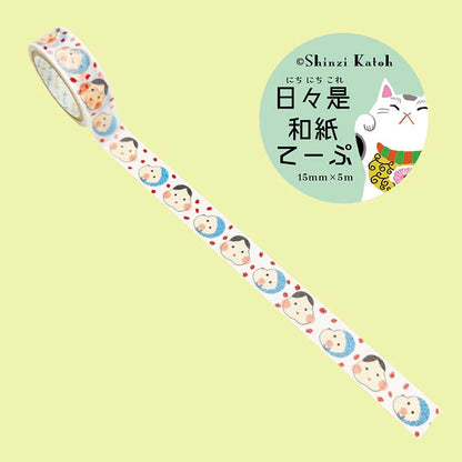 Washi Tape Okame and Hiyotoko