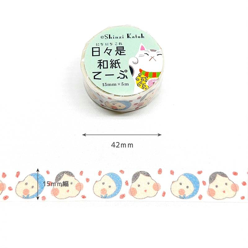 Washi Tape Okame and Hiyotoko