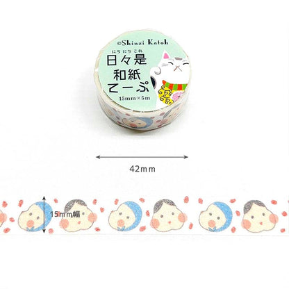 Washi Tape Okame and Hiyotoko