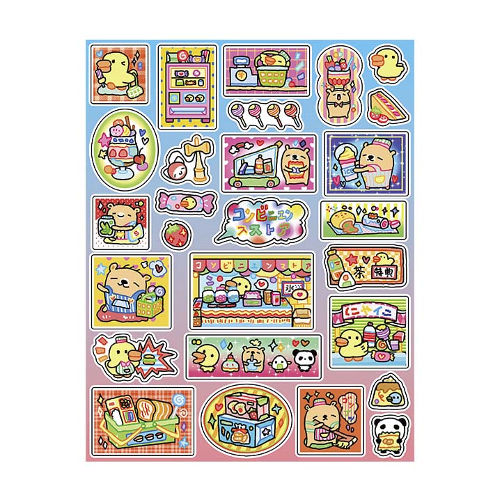 Stickers Open A Small Shop Candy
