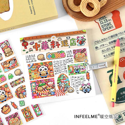 Stickers Open A Small Shop Chinese Food
