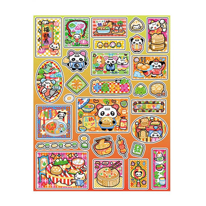 Stickers Open A Small Shop Chinese Food