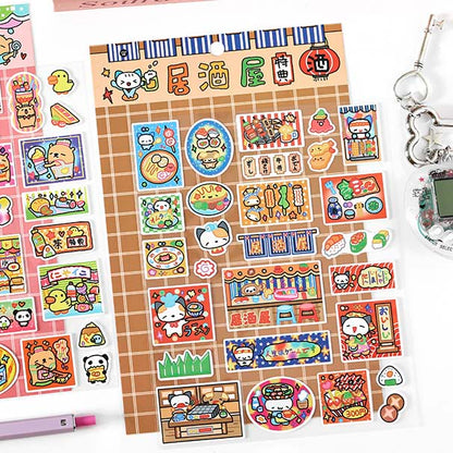 Stickers Open A Small Shop Izakaya