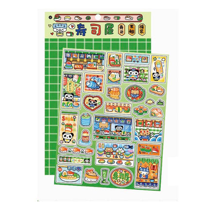 Stickers Open A Small Shop Sushi
