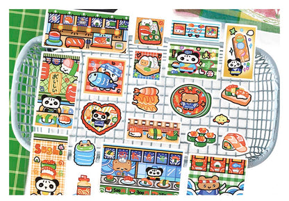 Stickers Open A Small Shop Sushi