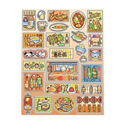Stickers Open A Small Shop Yakitori