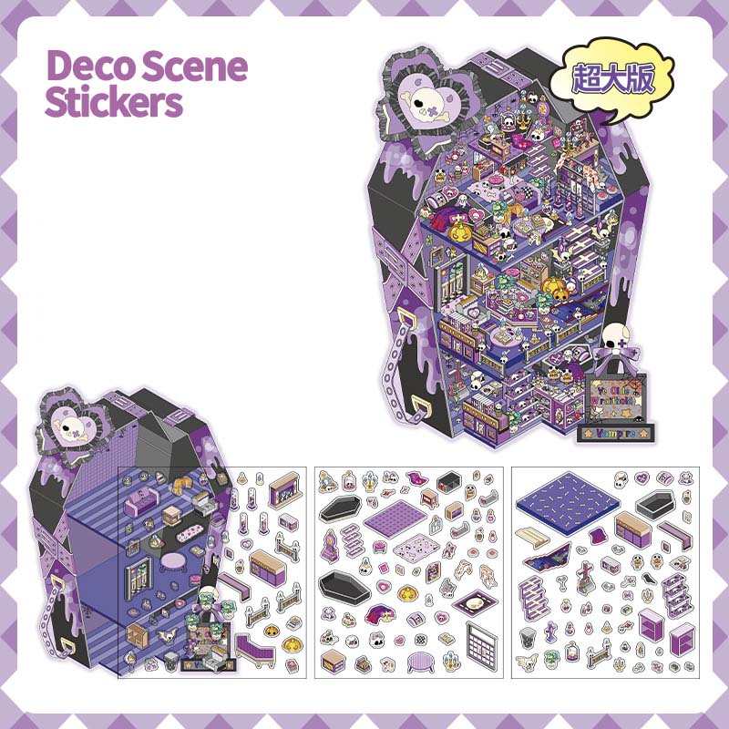 Stickers Escenario 3D Open Today V14 Ghost Hotel